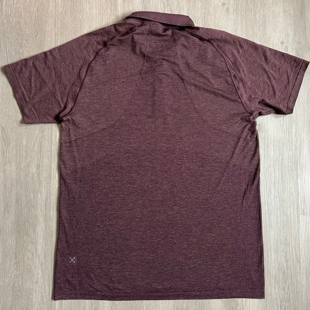 lululemon athletica Burgundy Polo Shirt - Picture 2 of 6